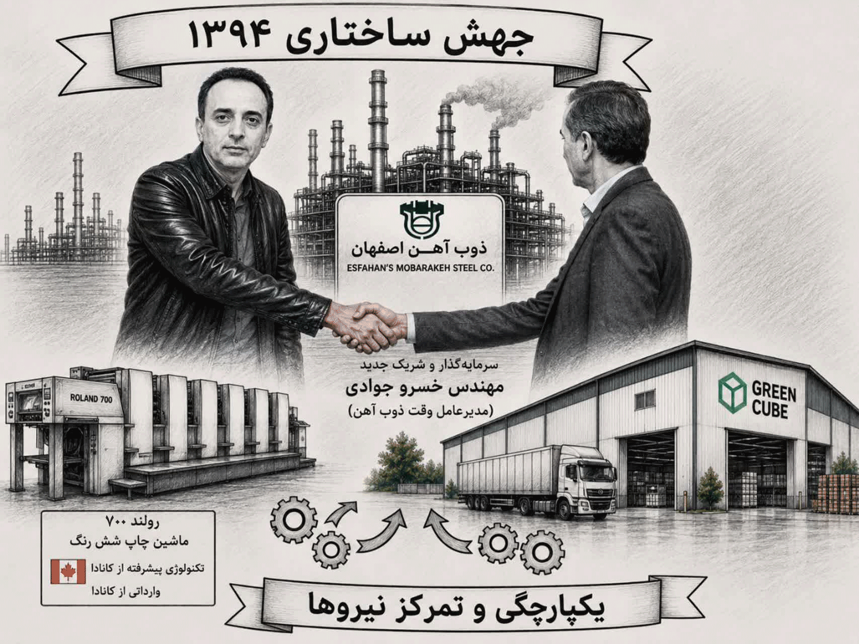 ورود سرمایه‌گذار و خرید Roland 700