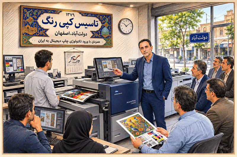 تأسیس کپی‌رنگ دولت‌آباد